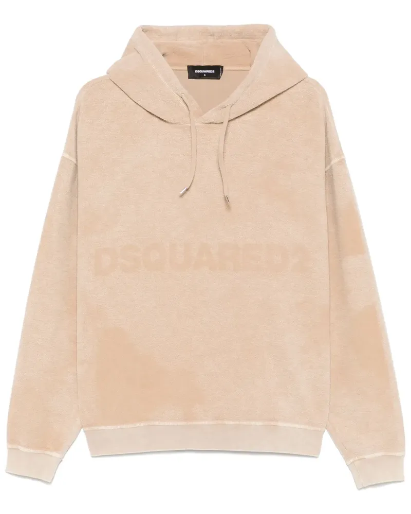 Dsquared2 Hoodie mit Logo - Nude Nude