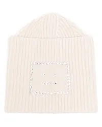 Acne Studios Beanie mit Kristallen Nude