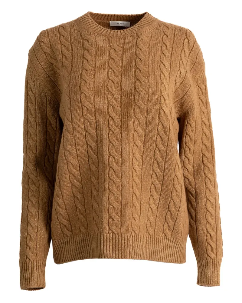 The Row Lido Pullover mit Zopfmuster - Braun Braun