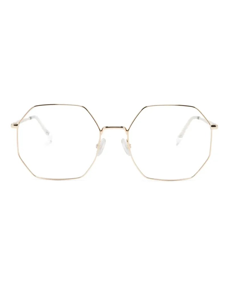 Isabel Marant Brille mit geometrischem Gestell - Gold Gold