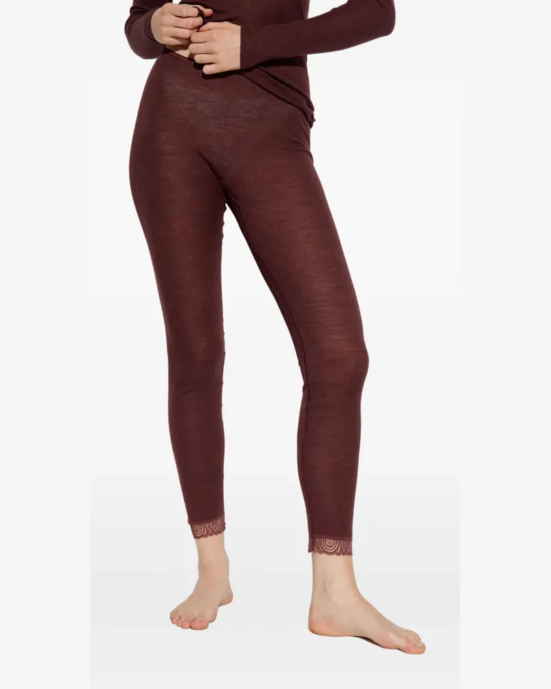 Hanro lace leggings - Braun Braun