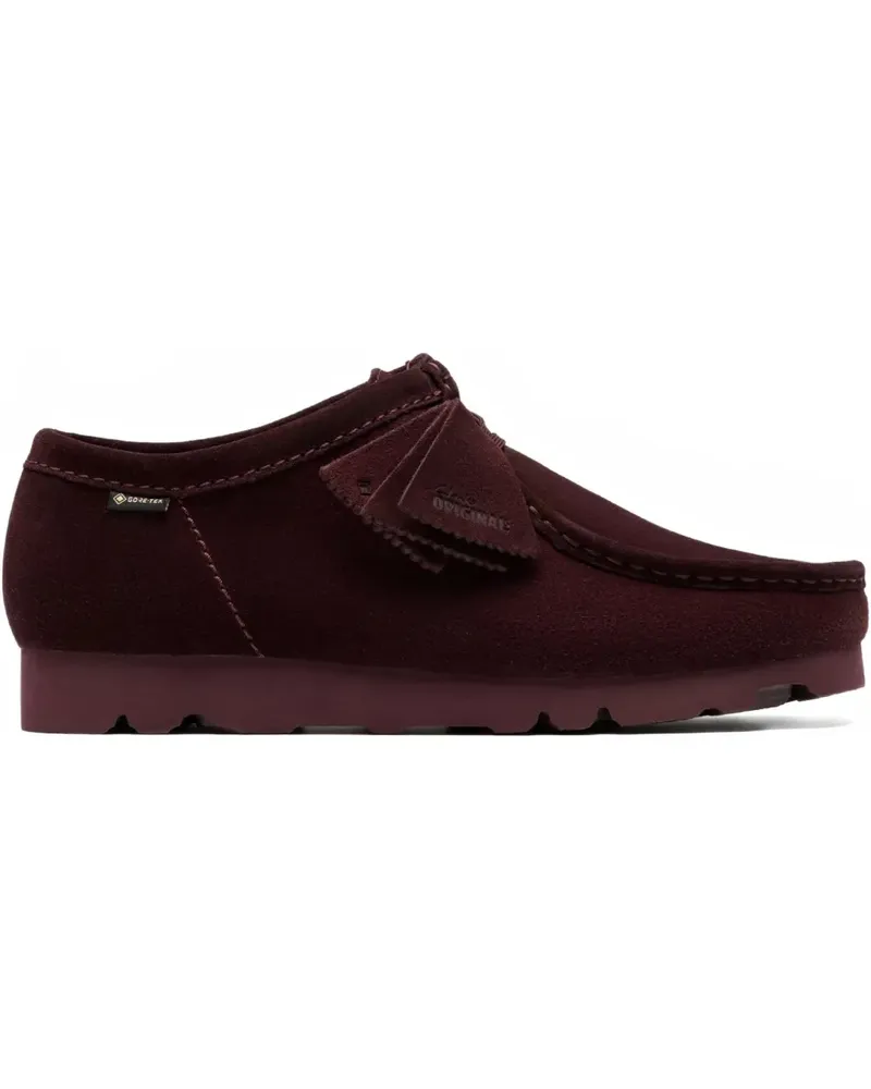 Clarks suede lace-up Derby - Violett Violett