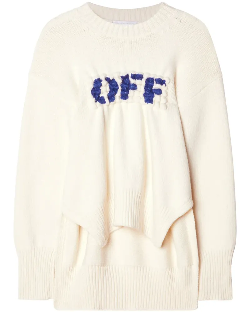 OFF-WHITE Pullover mit Logo - Nude Nude