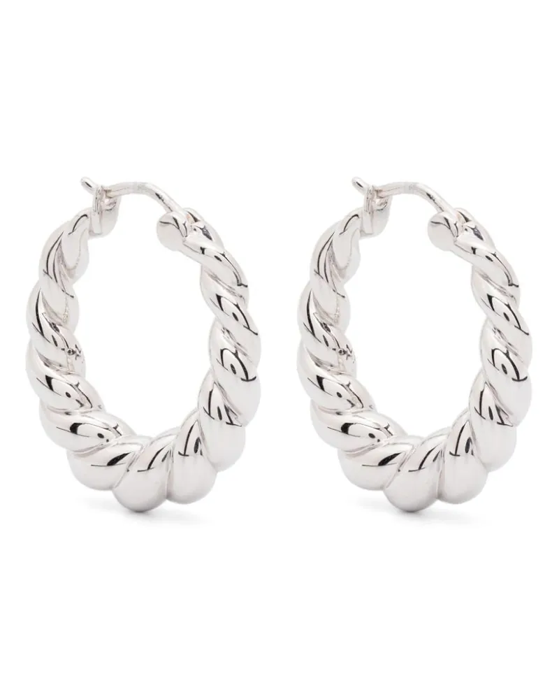 Missoma Twisted Tidal earrings - Silber Silber