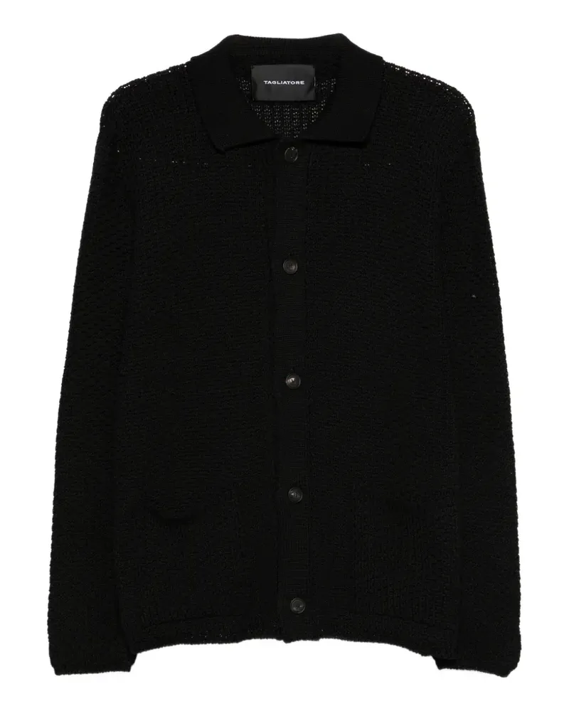 Tagliatore Cardigan mit Knöpfen - Schwarz Schwarz