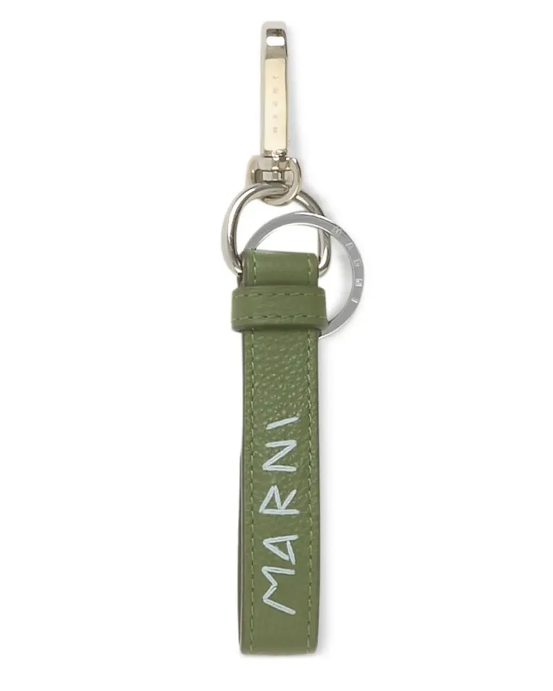 Marni Schlüsselanhänger aus Leder - Grün Grün