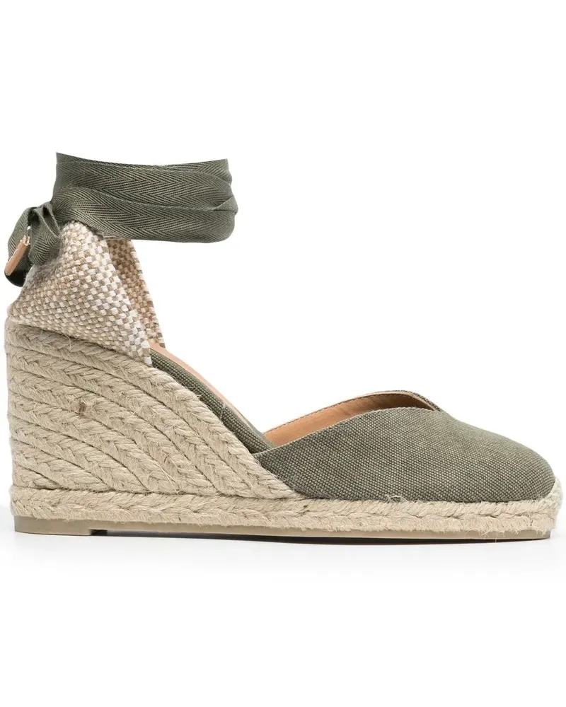 Castañer Carina 80 Wedge-Espadrilles - Grün Grün