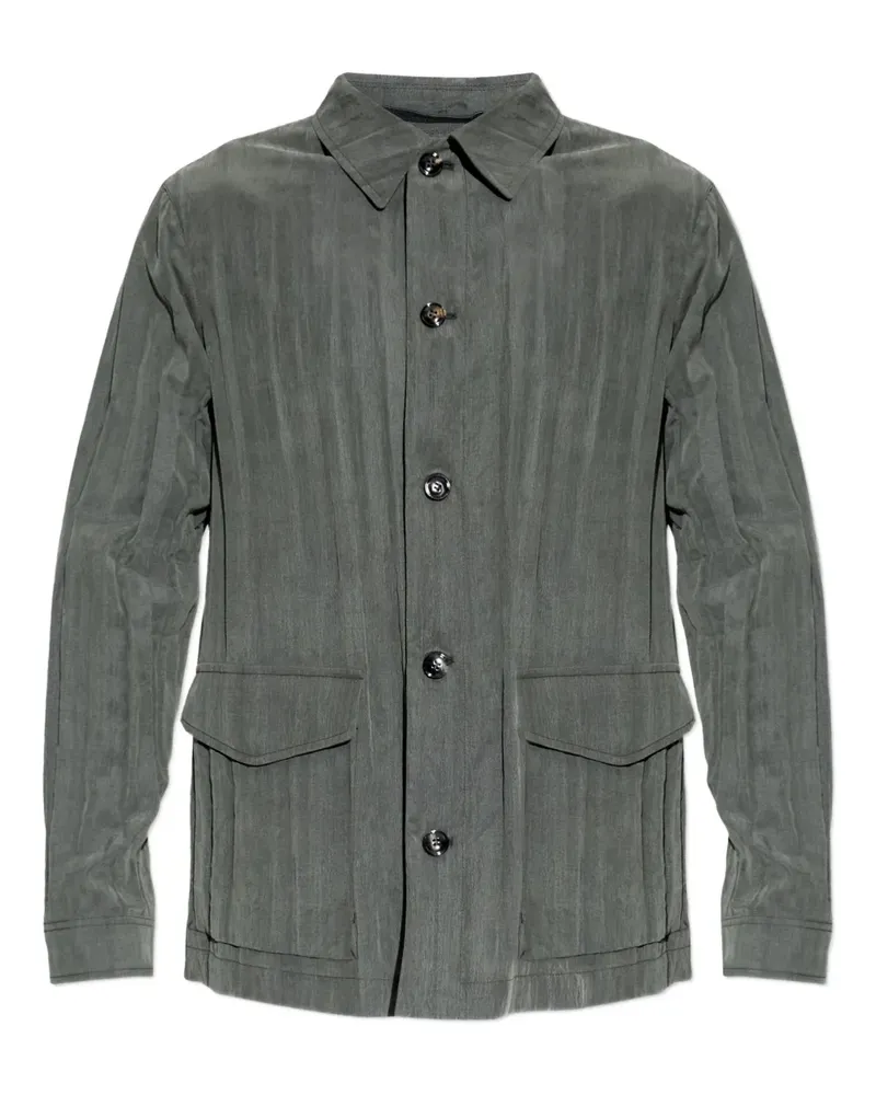 Giorgio Armani buttoned pocket jacket - Grau Grau