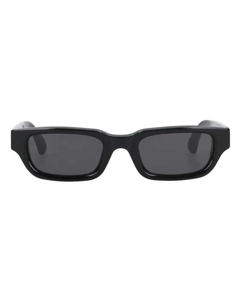 CHIMI Sonnenbrille mit eckigem Gestell - Schwarz Schwarz
