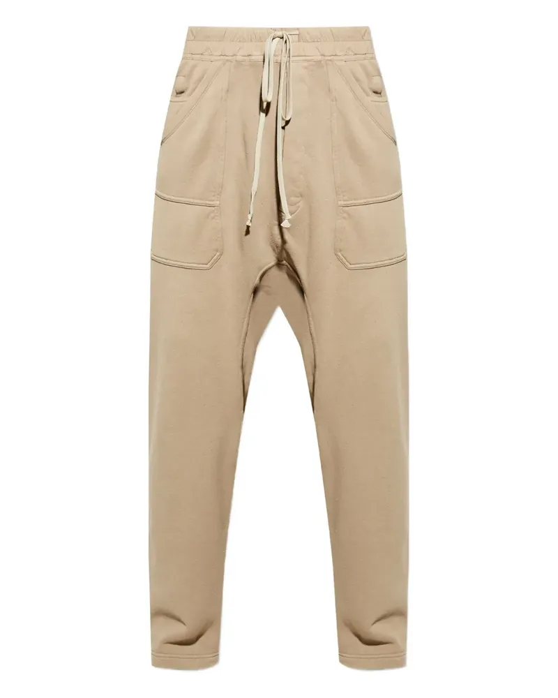 DRKSHDW by Rick Owens pocket drawstring track pants - Nude Nude