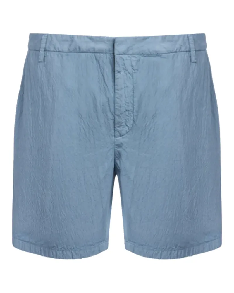 Dondup crinkled-effect bermuda shorts - Blau Blau