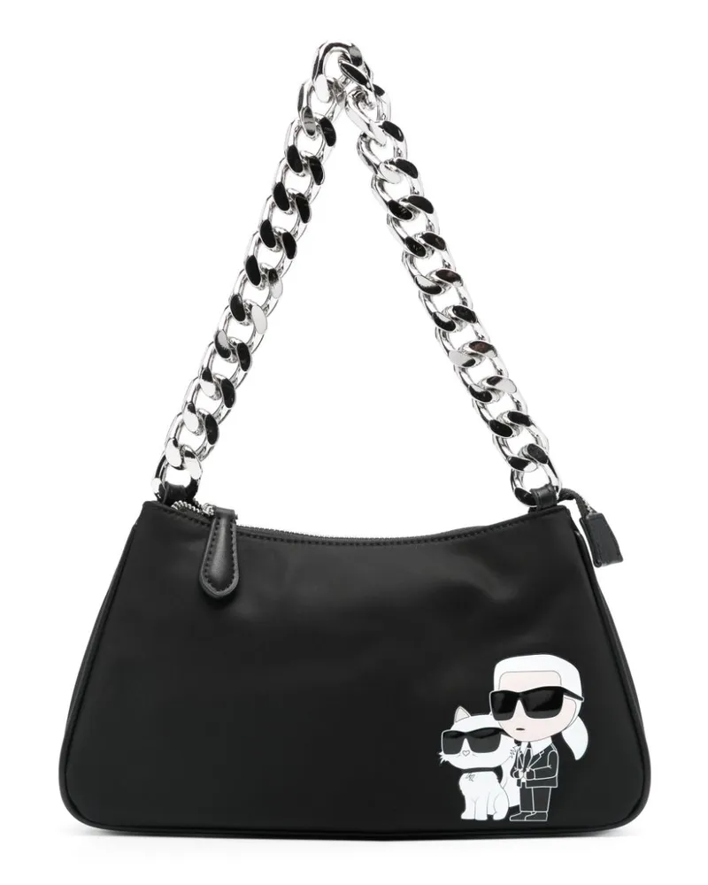Karl Lagerfeld K/Ikonik 2.0 Schultertasche - Schwarz Schwarz