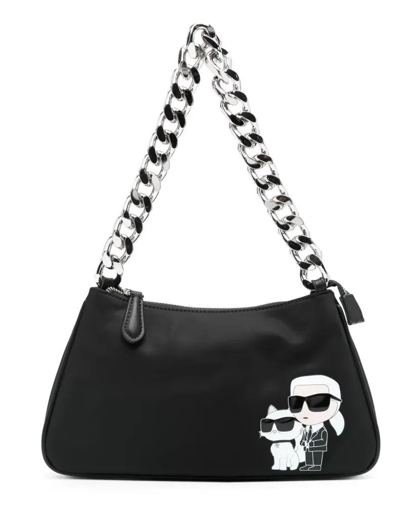 Karl Lagerfeld K/Ikonik 2.0 Schultertasche - Schwarz Schwarz