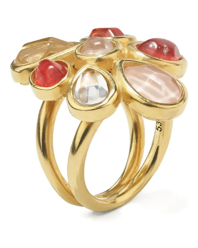 Goossens Paris Ring mit kleinen Cabochons - Gold Gold