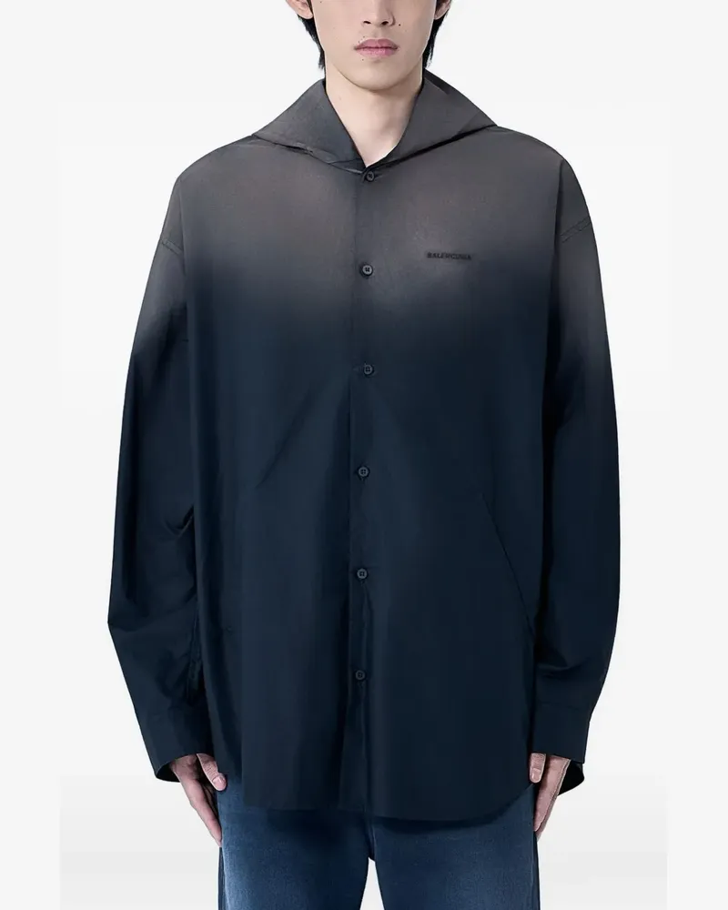 Balenciaga Hemd mit Knöpfen - Schwarz Schwarz