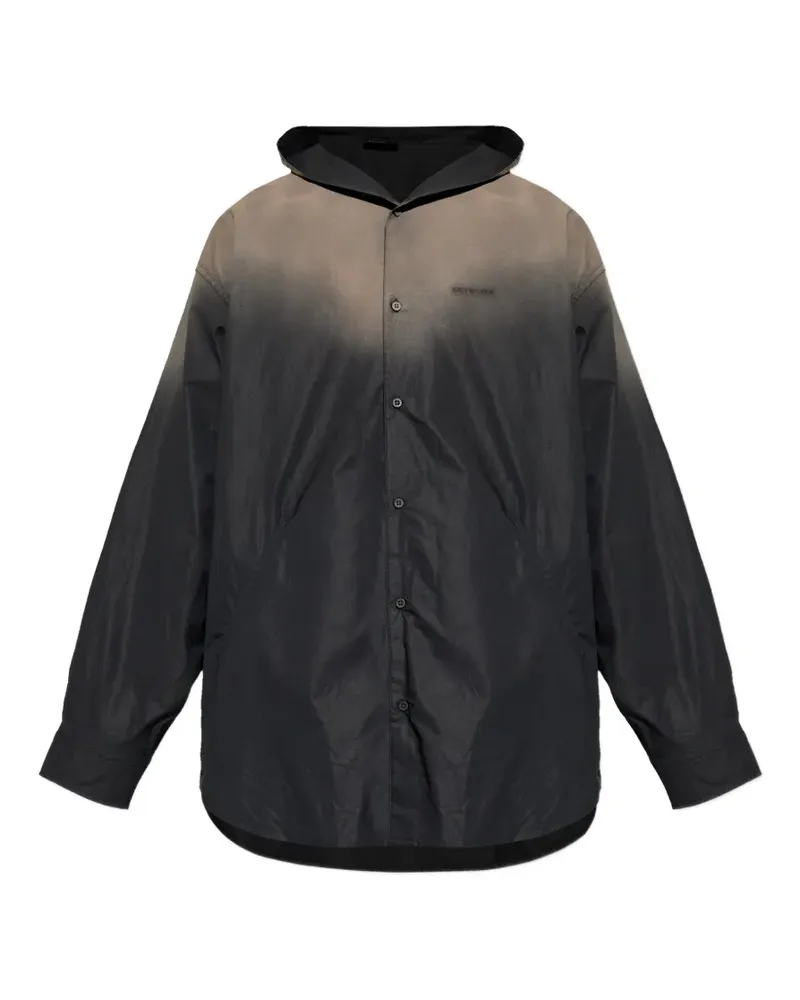Balenciaga Hemd mit Knöpfen - Schwarz Schwarz
