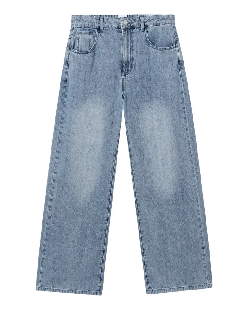 b+ab Five-Pocket-Jeans - Blau Blau