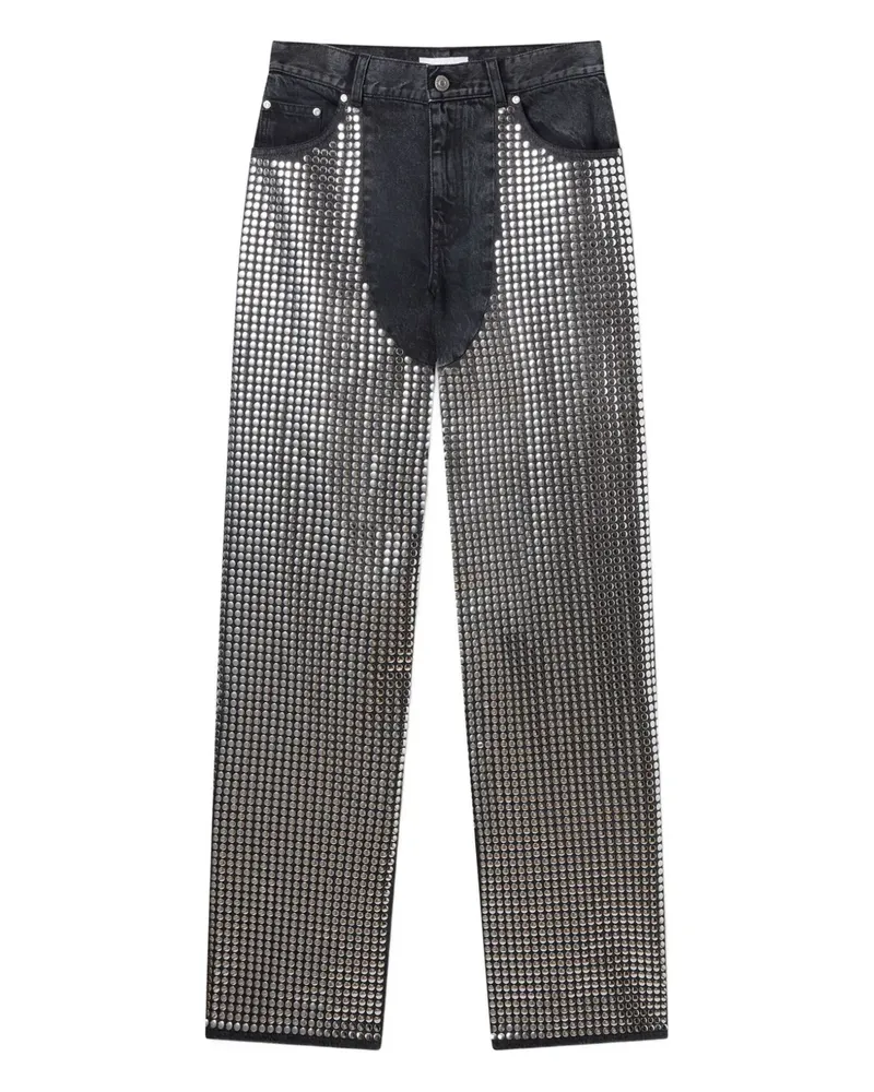 Stella McCartney Jeans mit Nieten - Schwarz Schwarz