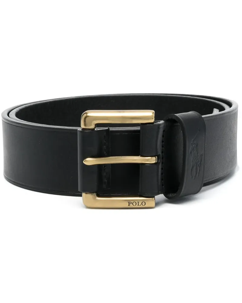 Ralph Lauren Gürtel mit Logo-Prägung - Schwarz Schwarz