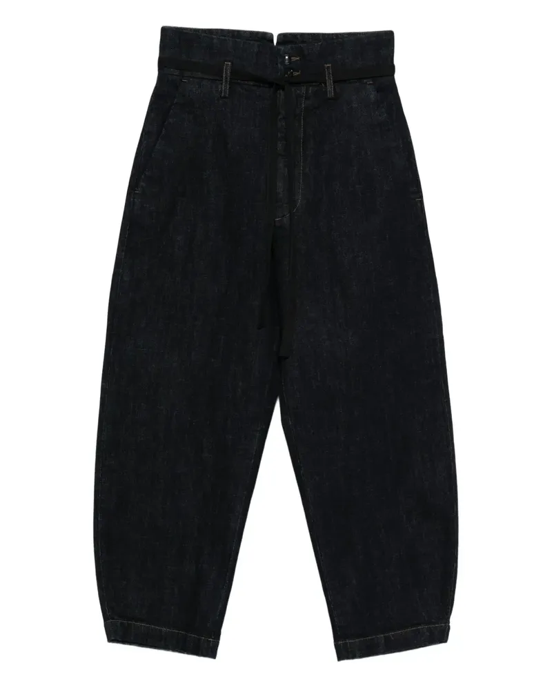 BARENA Ballonjeans mit Gürtel - Blau Blau