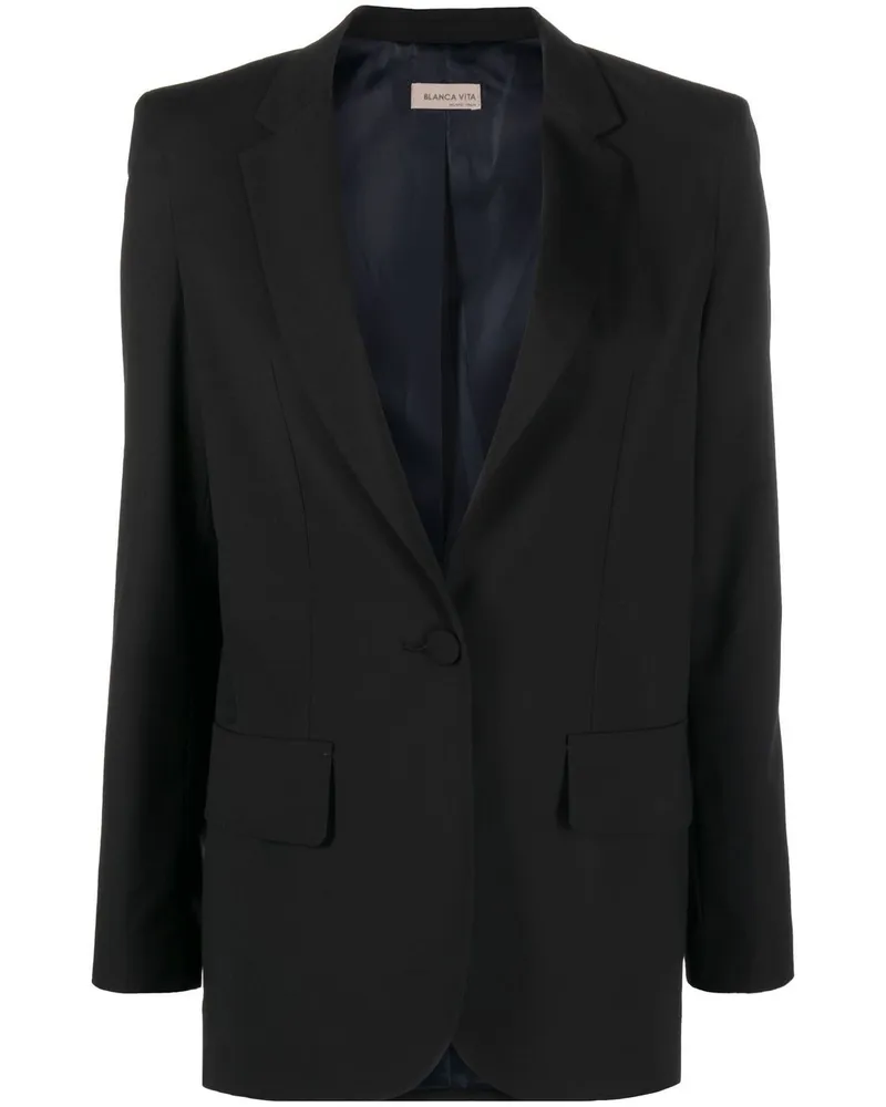 Blanca Einreihiger Blazer - Schwarz Schwarz