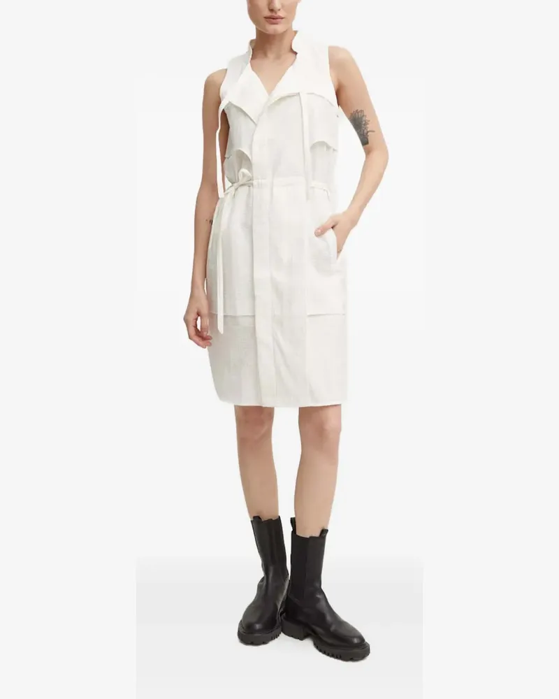 G-STAR RAW tie-waist sleeveless dress - Weiß Weiß