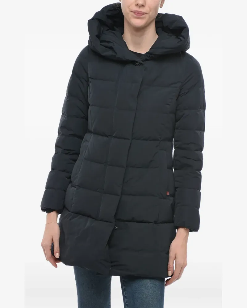 Woolrich Prescott quilted hooded jacket - Schwarz Schwarz