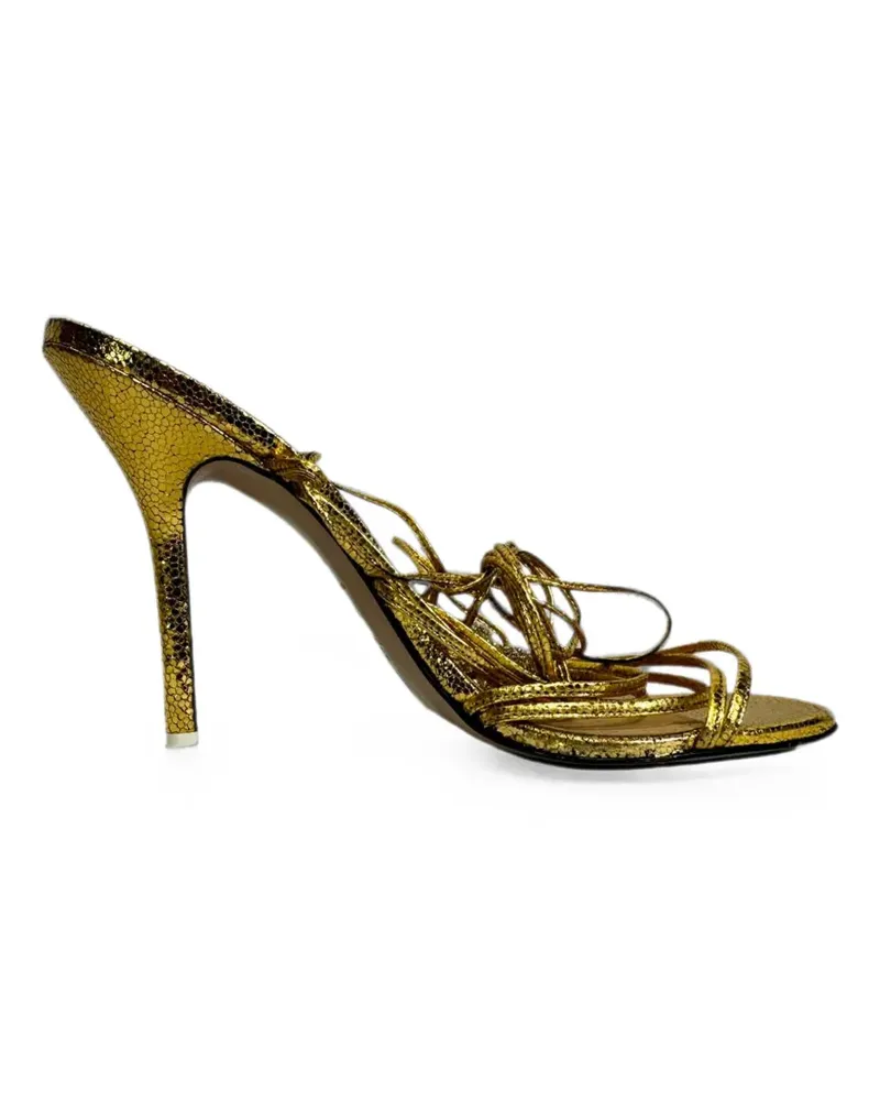 ATTICO Sandalen mit Kristallen - Gold Gold