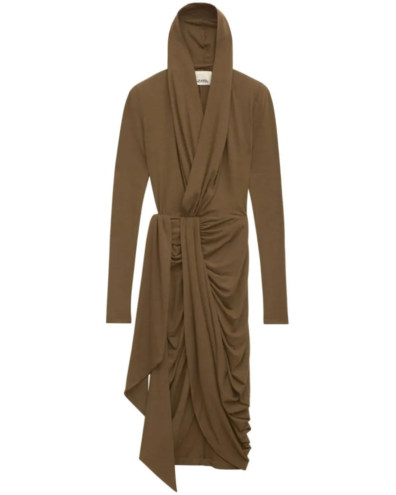 Isabel Marant Alixa Midikleid - Braun Braun
