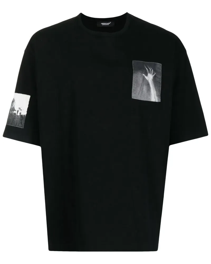 Undercover x Psycho T-Shirt mit Logo-Print - Schwarz Schwarz