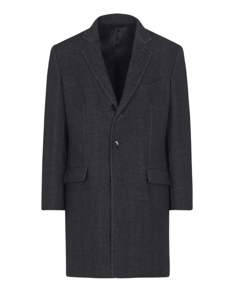 Brioni button front pockets coat - Grau Grau