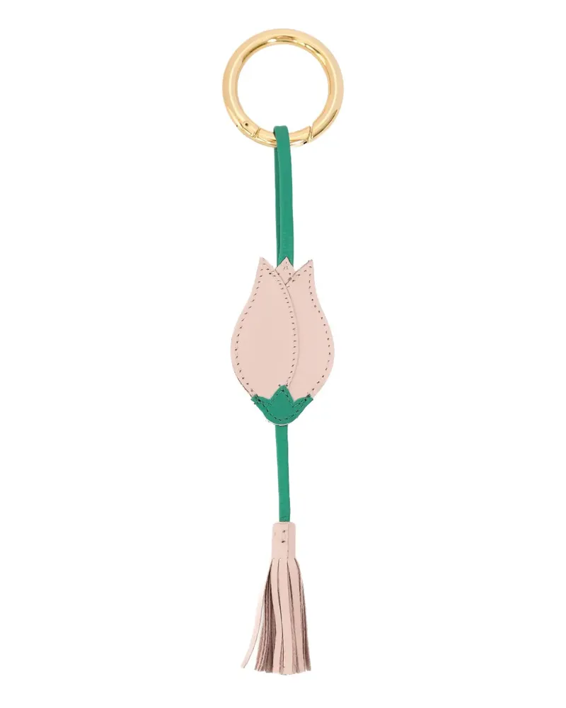 Sarah Chofakian Schlüsselanhänger mit Tulpenanhänger - Rosa Rosa