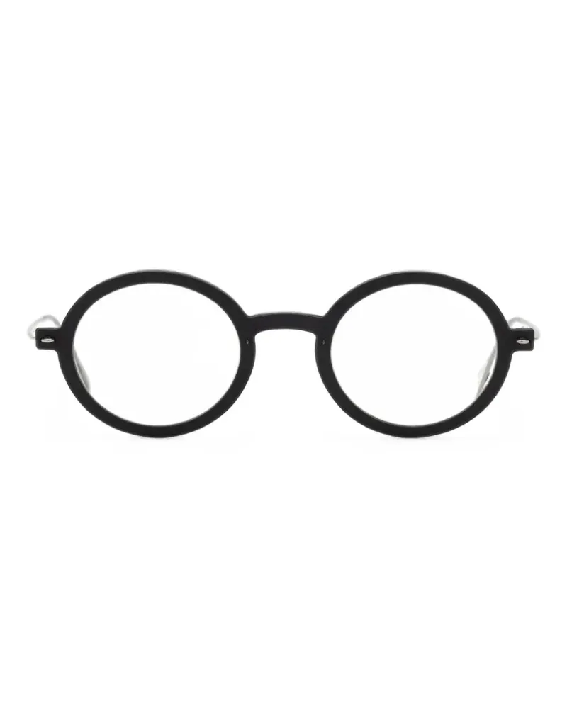 Lindberg Brille mit rundem Gestell - Schwarz Schwarz