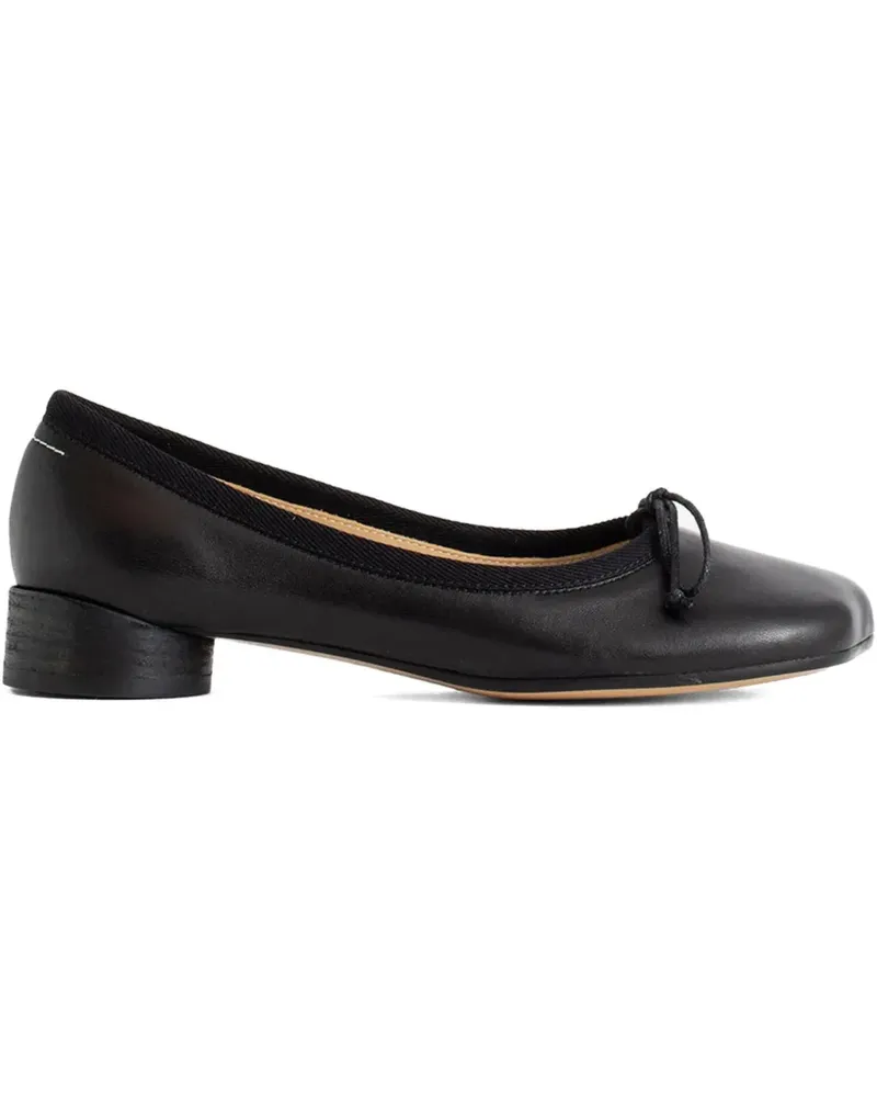 Maison Margiela Pumps mit Schleife - Schwarz Schwarz
