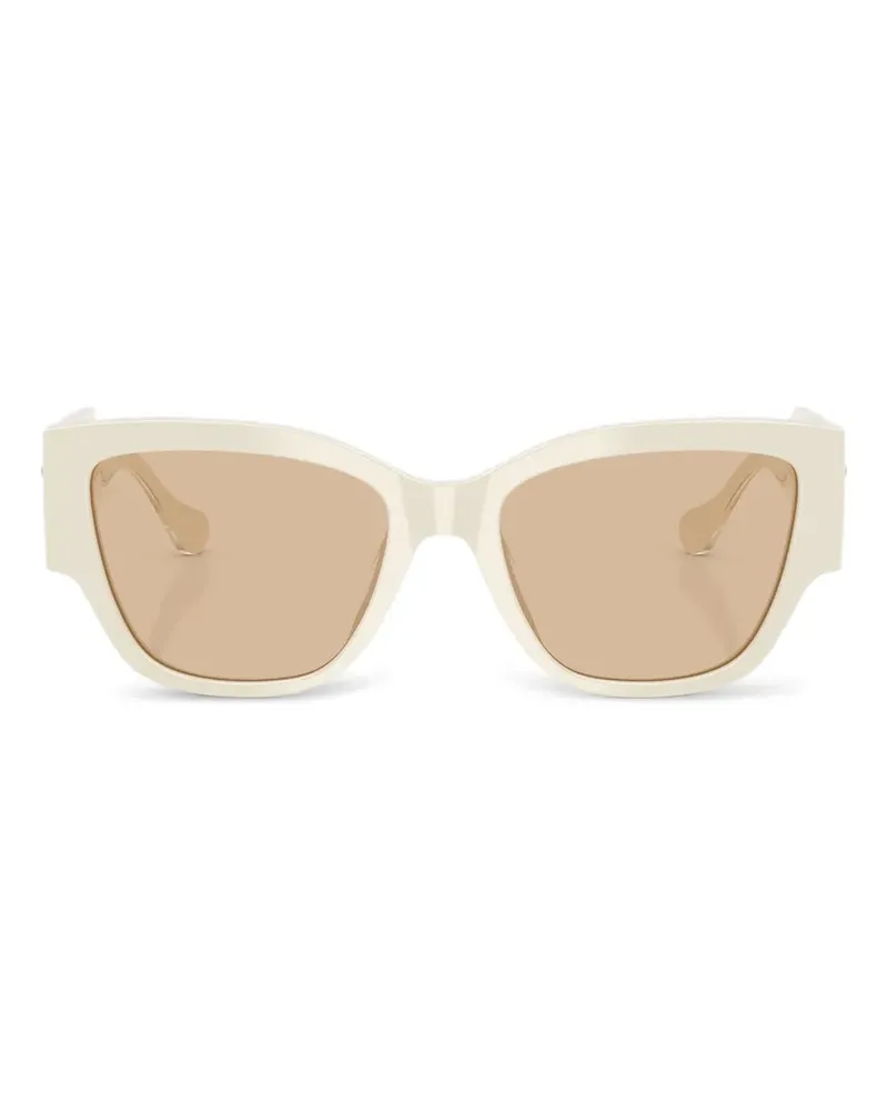Versace Medusa Head Sonnenbrille mit Cat-Eye-Gestell - Nude Nude