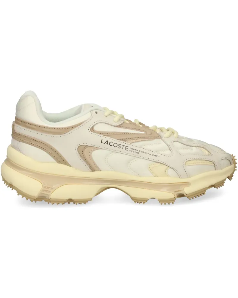Lacoste Sneakers mit Logo-Print - Nude Nude