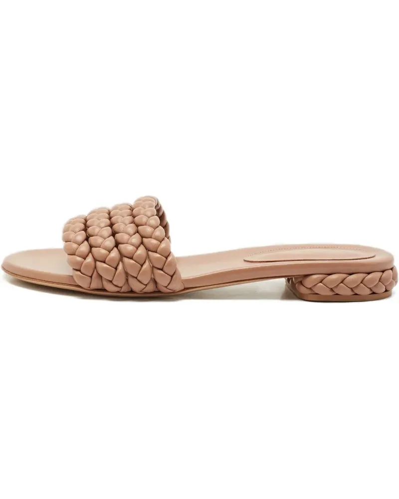 Gianvito Rossi Pre-owned flache Sandalen - Nude Nude