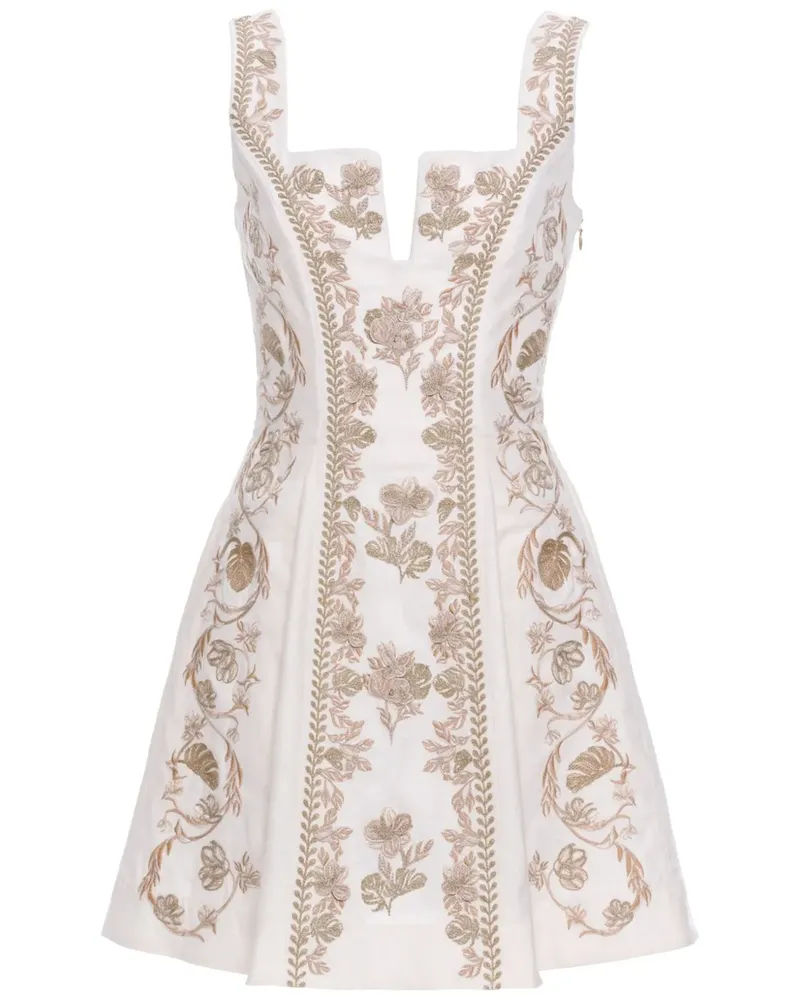 AGUA BENDITA Kleid mit Stickerei - Weiß Weiß