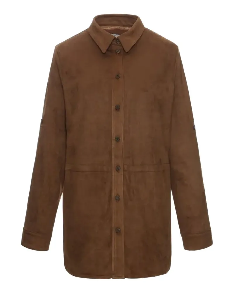 Urbancode buttoned parka camoscio - Braun Braun