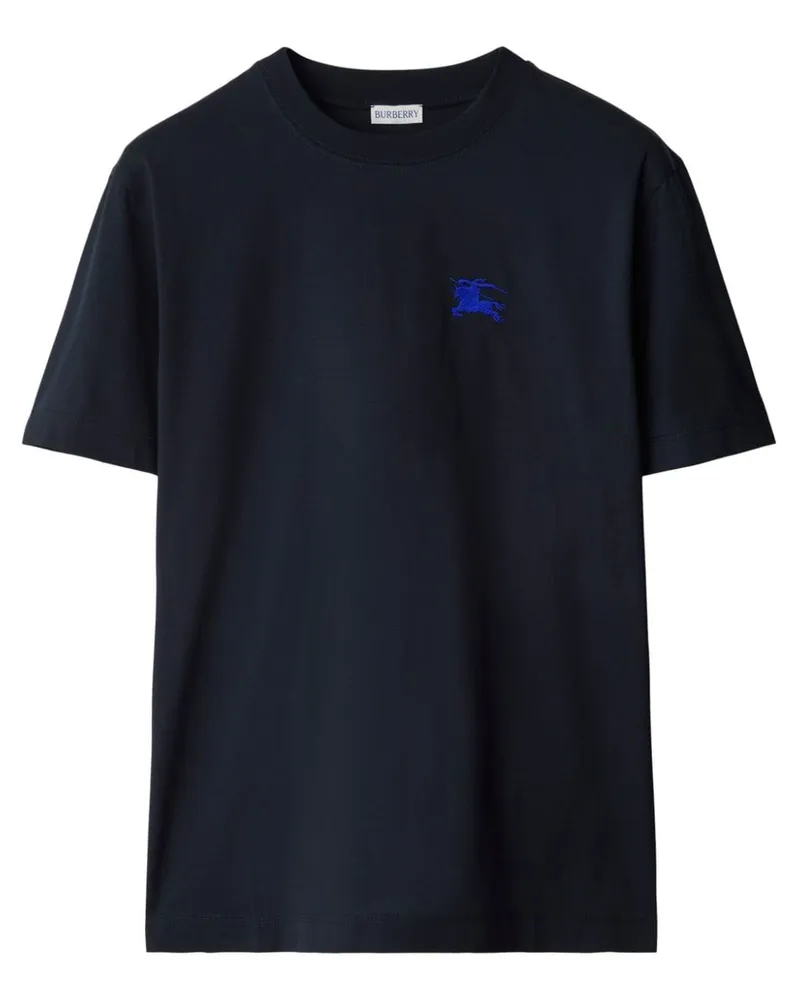 Burberry T-Shirt mit EKD-Stickerei - Blau Blau