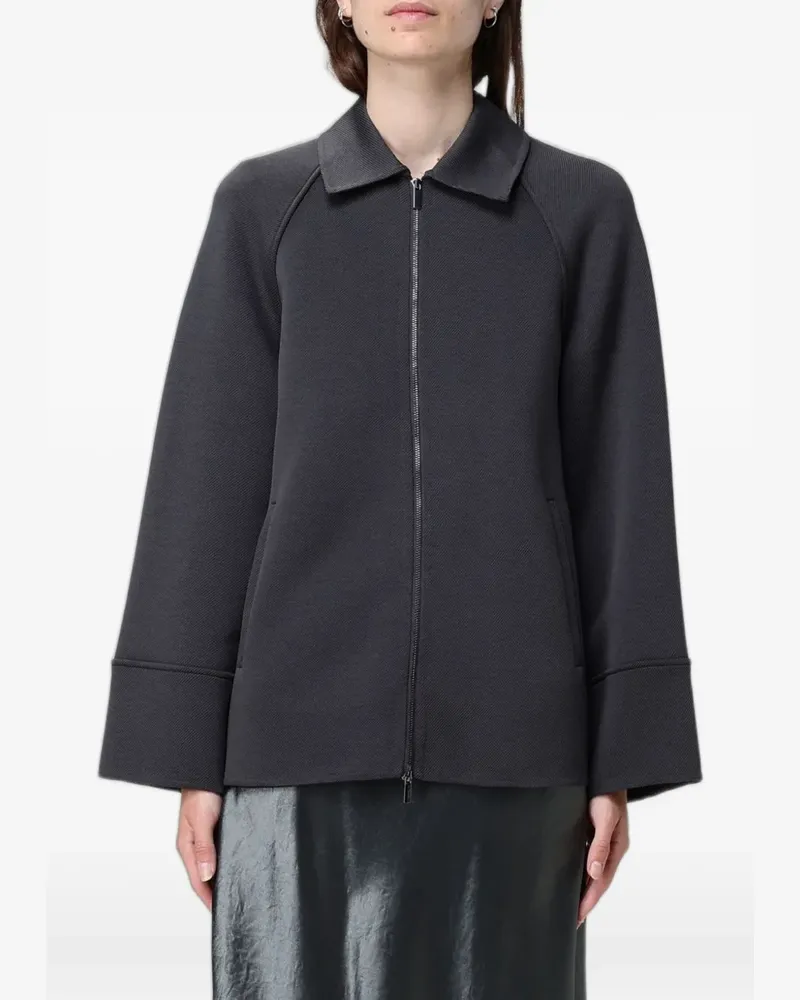 Max Mara cotton jersey coat - Grau Grau