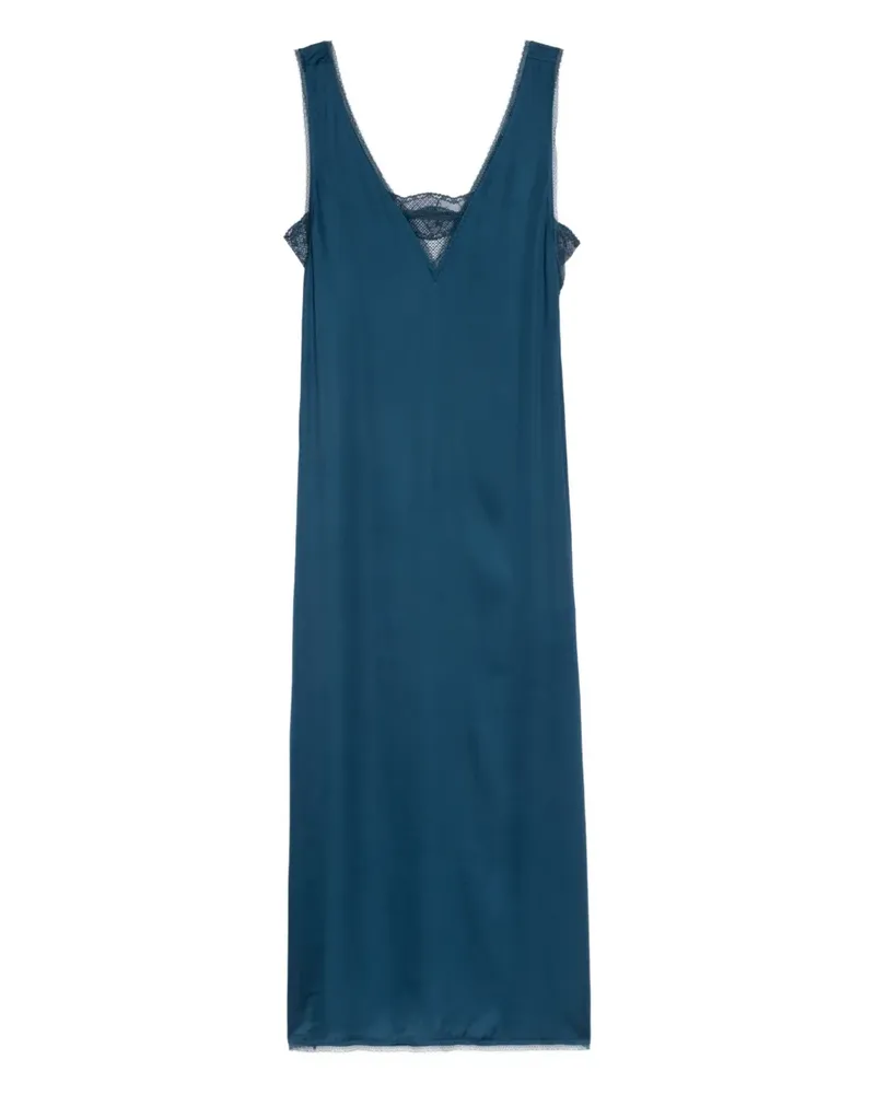 Zadig & Voltaire Camisole-Kleid mit Spitzenbesatz - Blau Blau