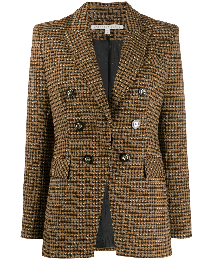 Veronica Beard Doppelreihiger Blazer - Braun Braun
