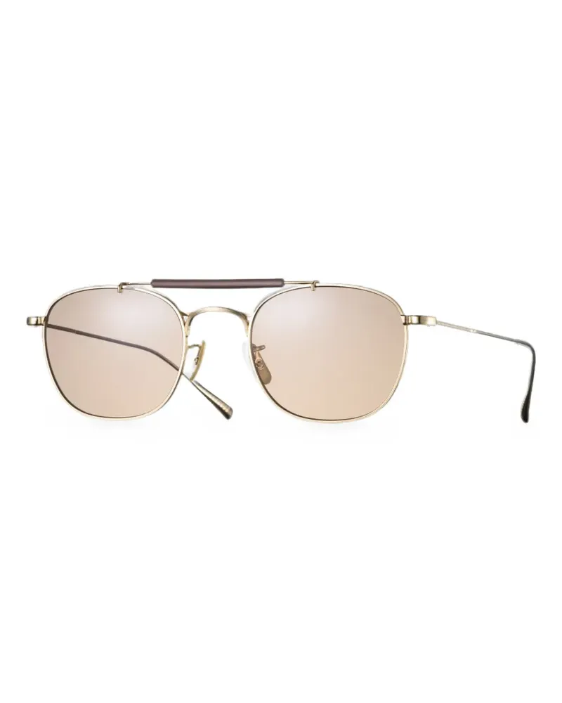 EYEVAN 7285 Dazzling pilot-frame sunglasses - Gold Gold