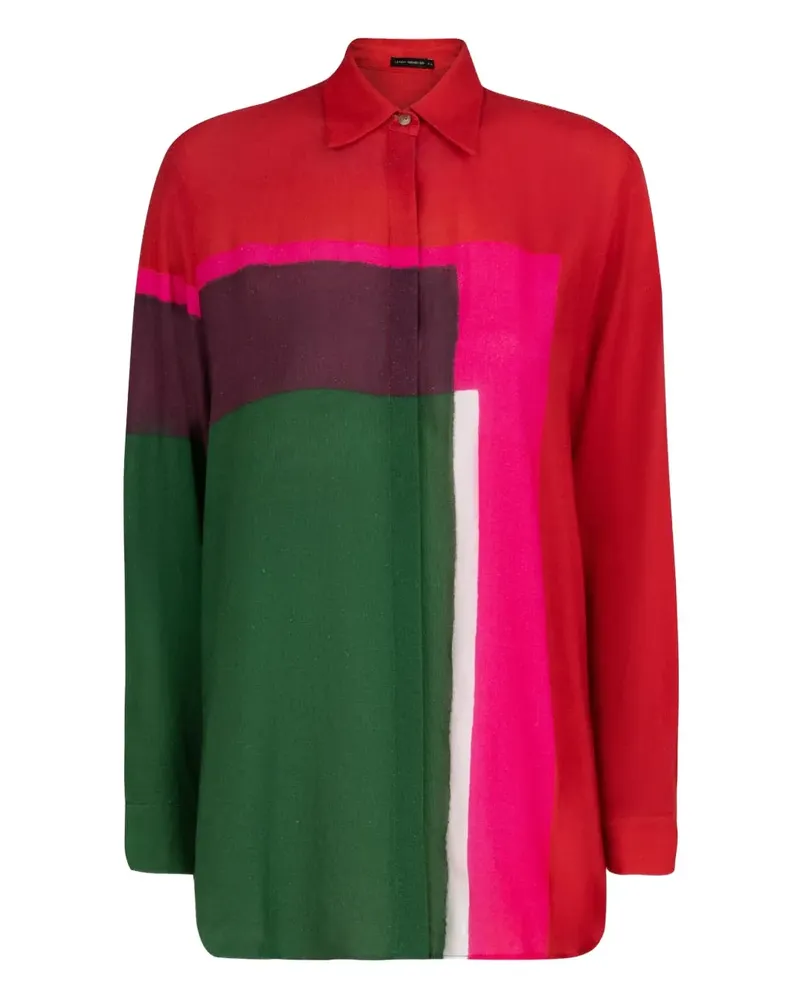 Lenny Niemeyer Cosmopolitan Hemd mit Knöpfen - Rot Rot