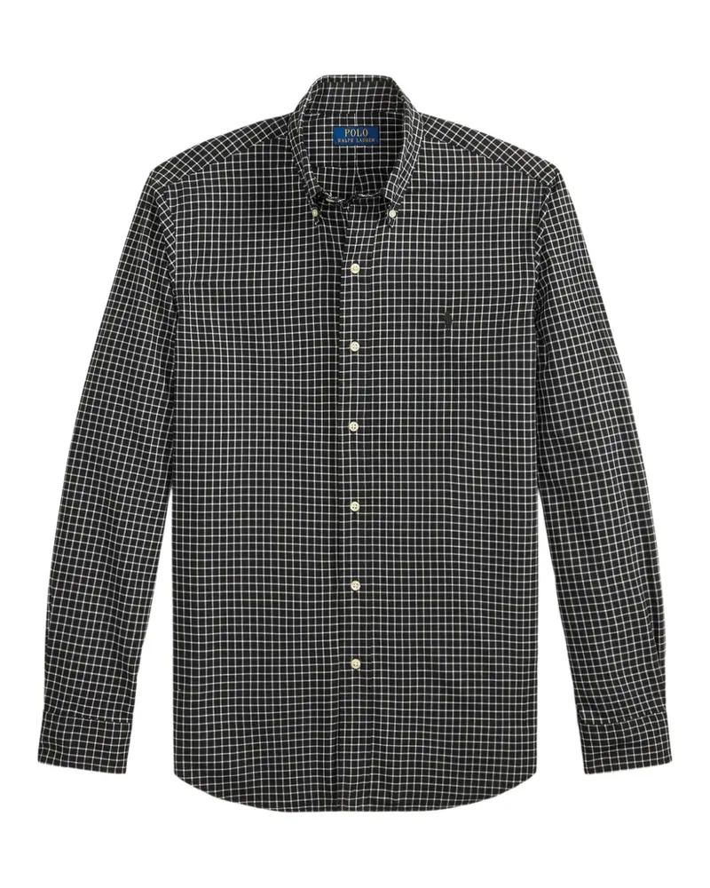 Ralph Lauren Kariertes Hemd - Schwarz Schwarz