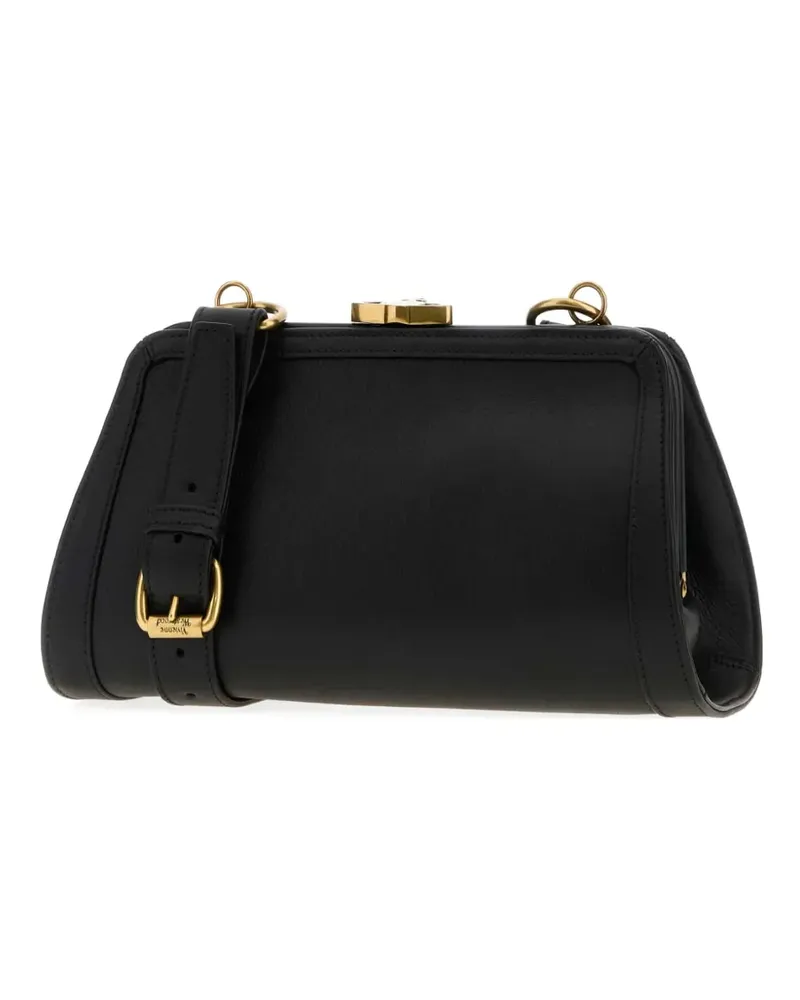 Vivienne Westwood Ascot Frame leather cross body - Schwarz Schwarz