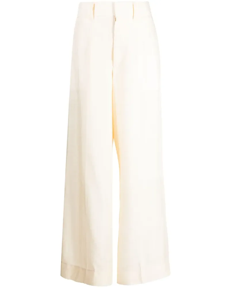 Toga Ausgestellte Hose - Weiß Weiß