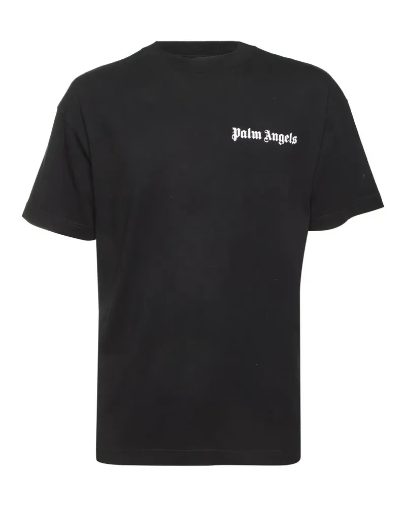 Palm Angels T-Shirt mit Logo-Print - Schwarz Schwarz