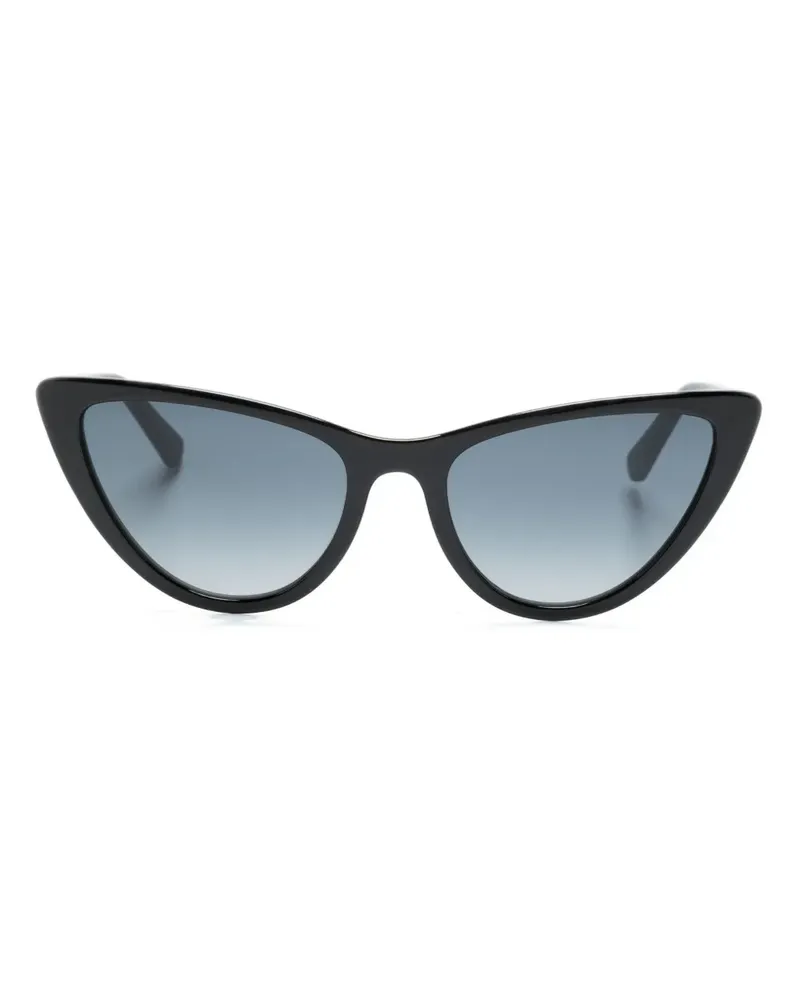 Moschino Cat-Eye-Sonnenbrille - Schwarz Schwarz